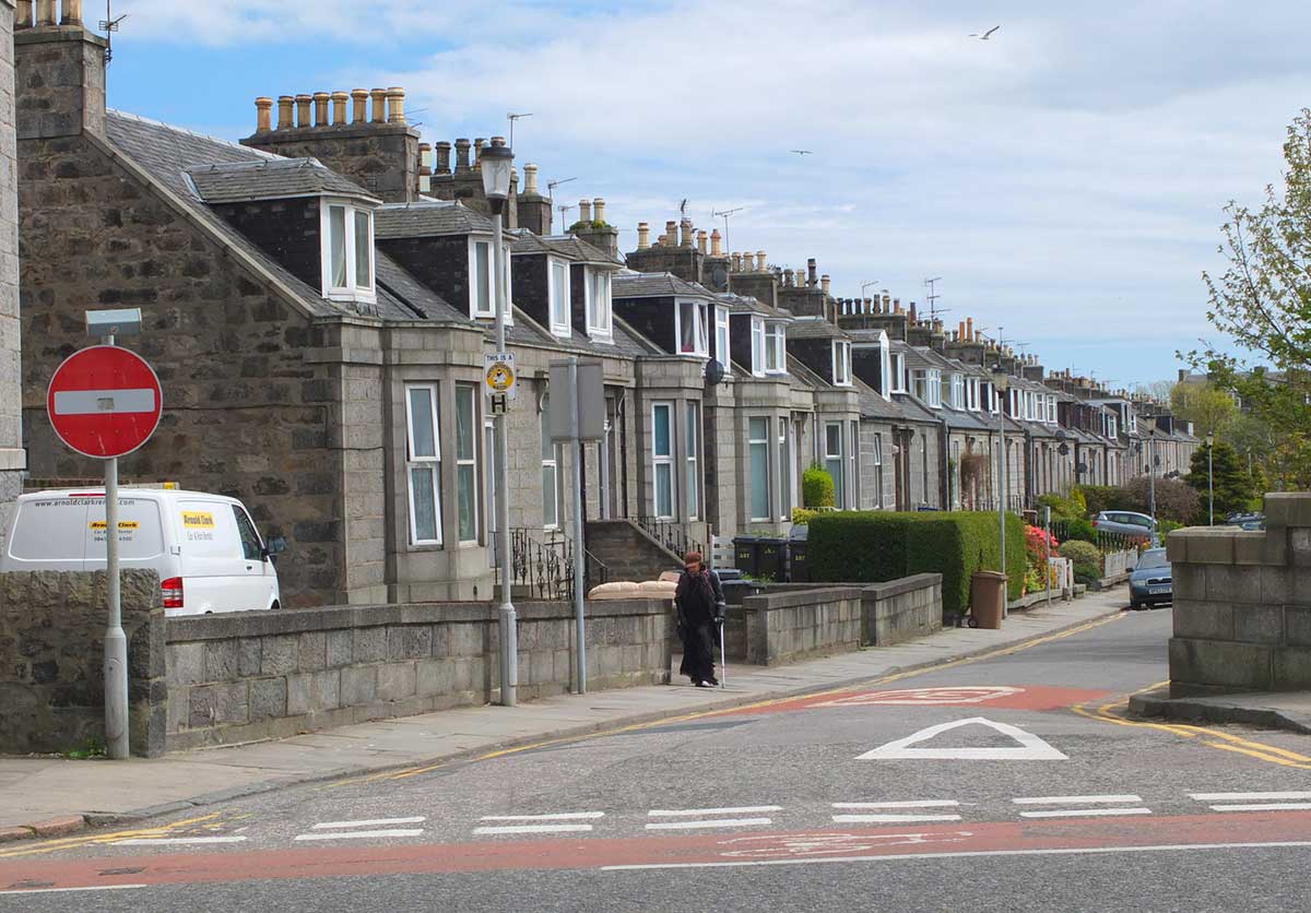 Photo showing some very good quality repossessed homes in Aberdeen, Scotland