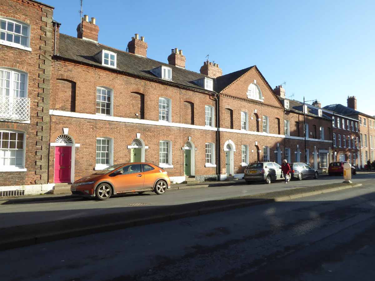 Photo of some repossessed flats for sale in Hereford.