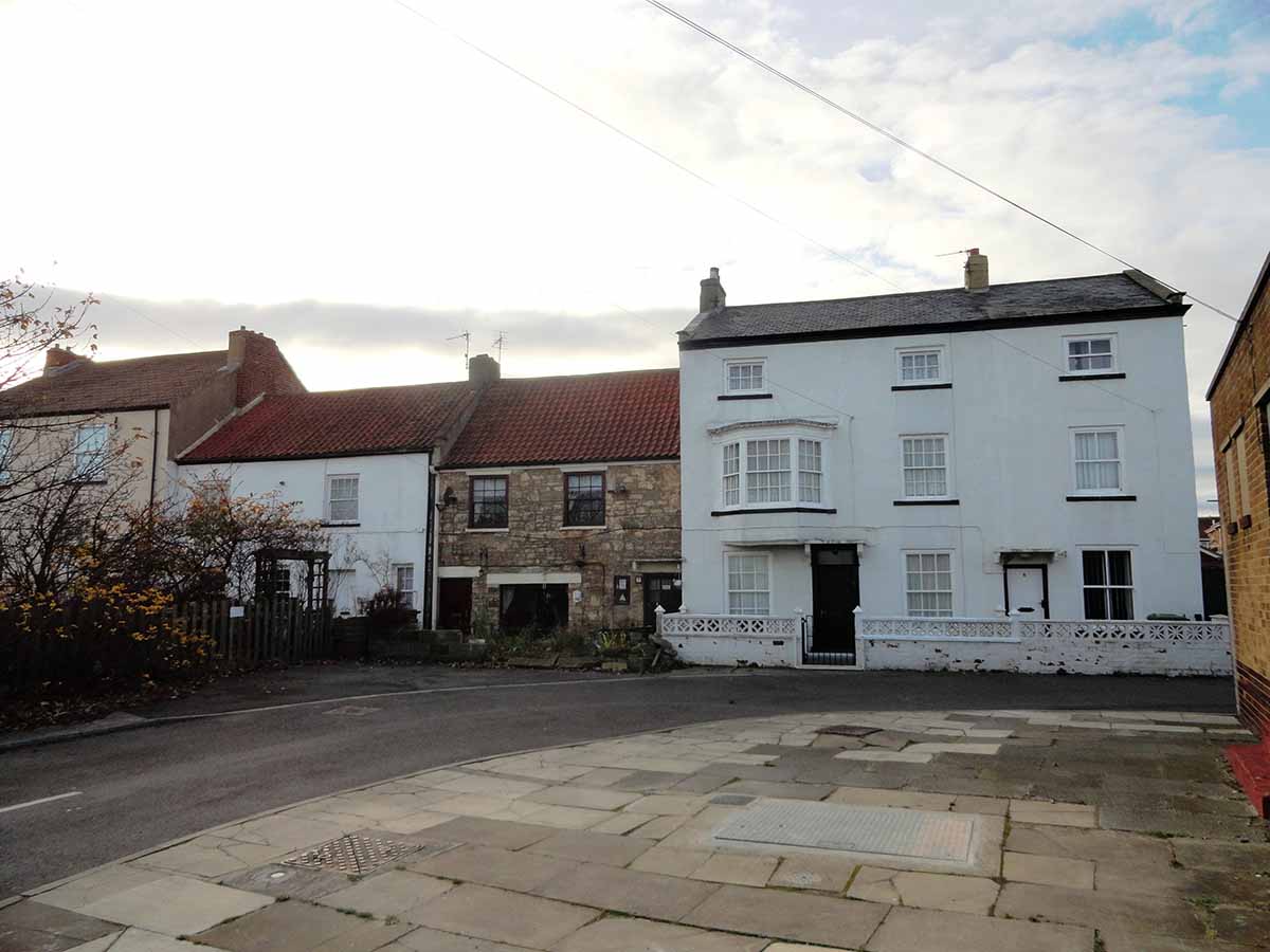 Photo showing bank repossessed houses in Seaton Carew, near hartlepool.