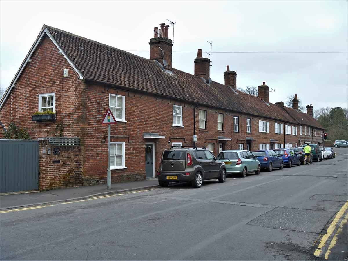 Photo showing some beautiful row houses in Salisbury