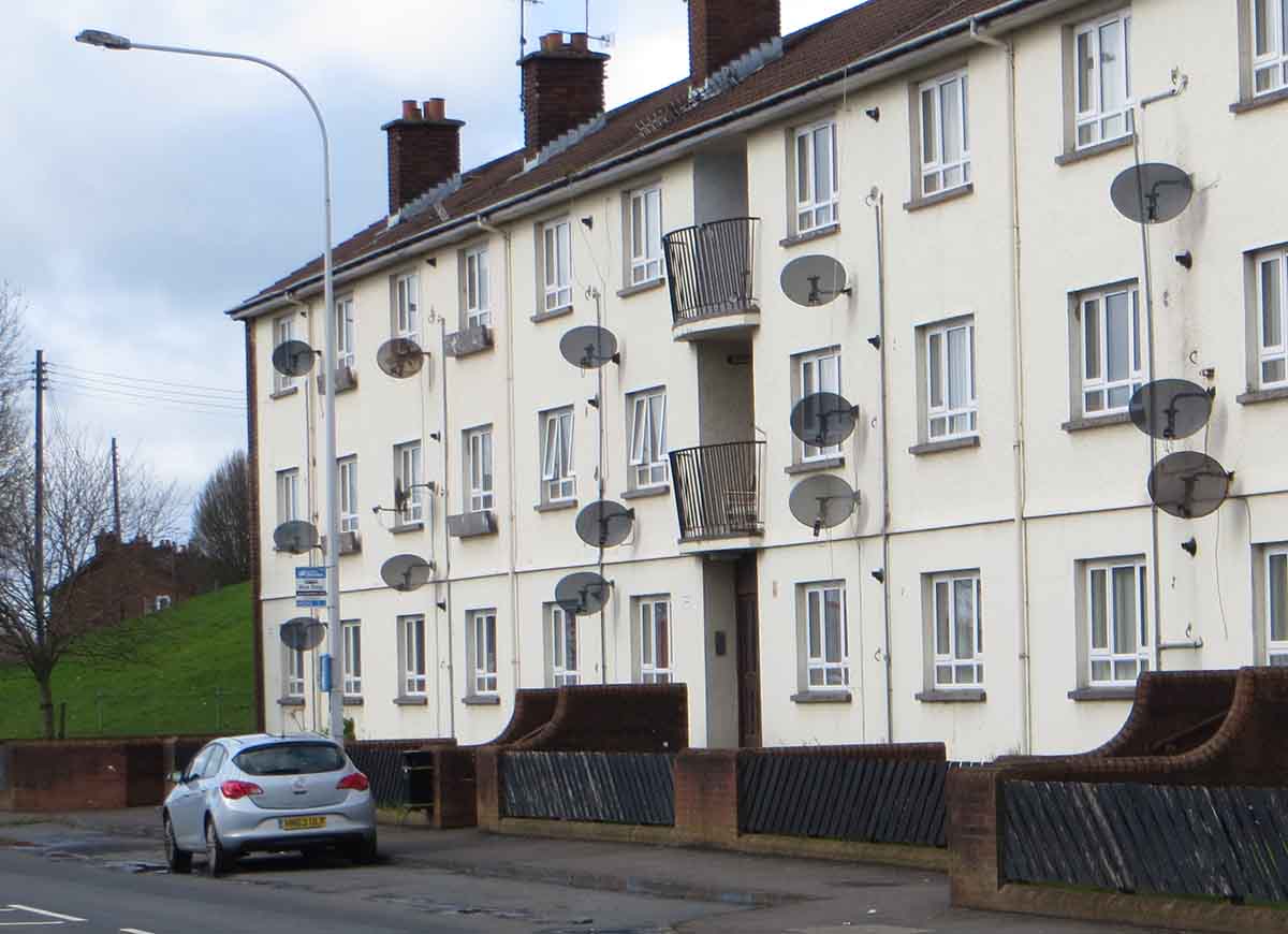 Photo of repossessed flats for sale in Ballymena.