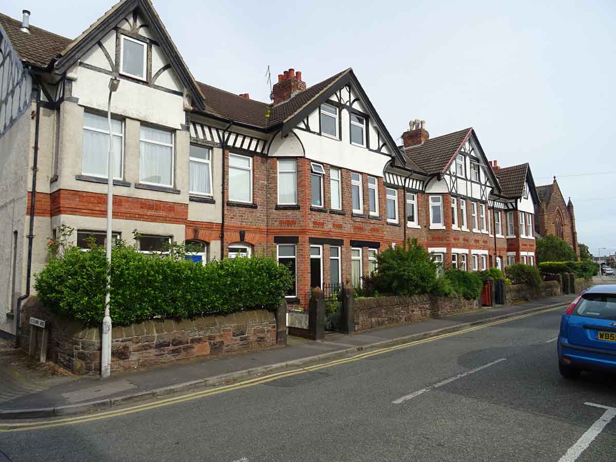 Bank repossessed homes in Birkenhead, Merseyside.