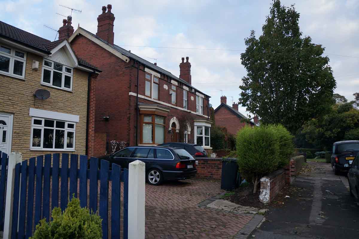 Bank repossessed houses in Rotherham, South Yorkshire.