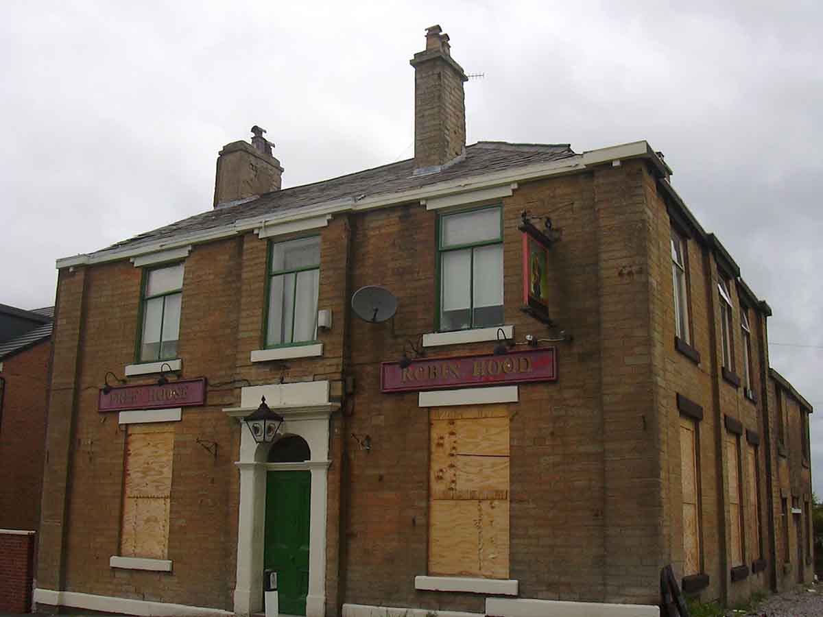 Derelict property for sale in Blackburn, Lancashire.