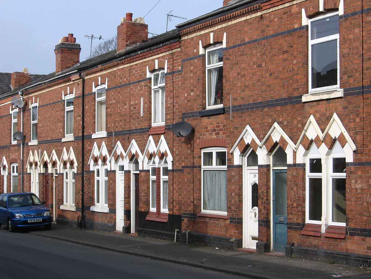 Photo of some bank repossessed houses for sale in Crewe.