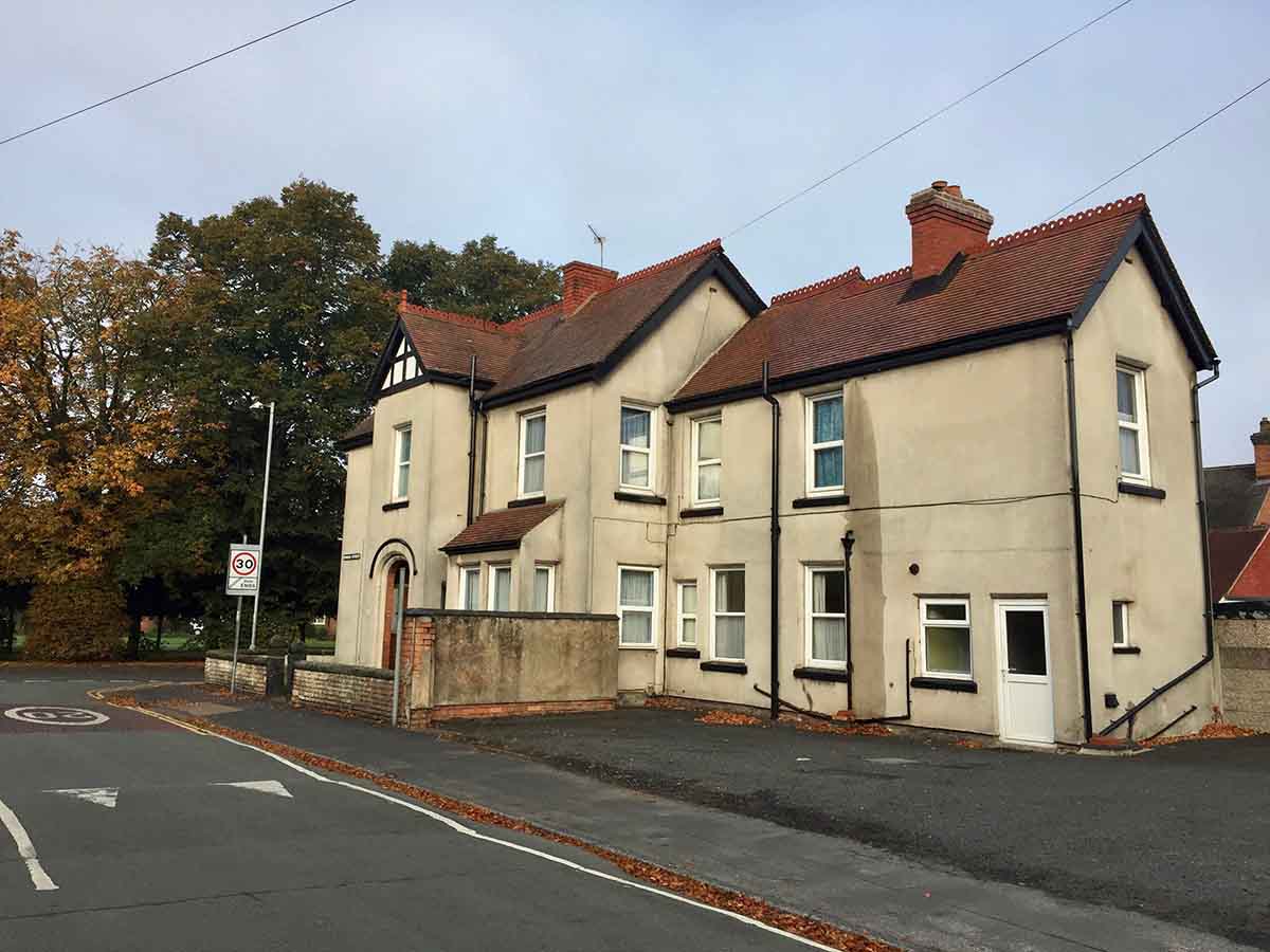 Photo showing a bank repossessed house in Stafford.