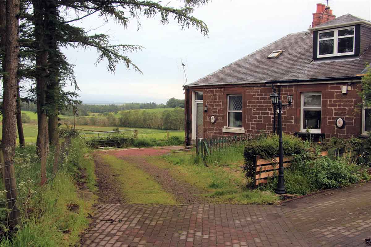 Derelict property for sale in Ayr, Scotland.