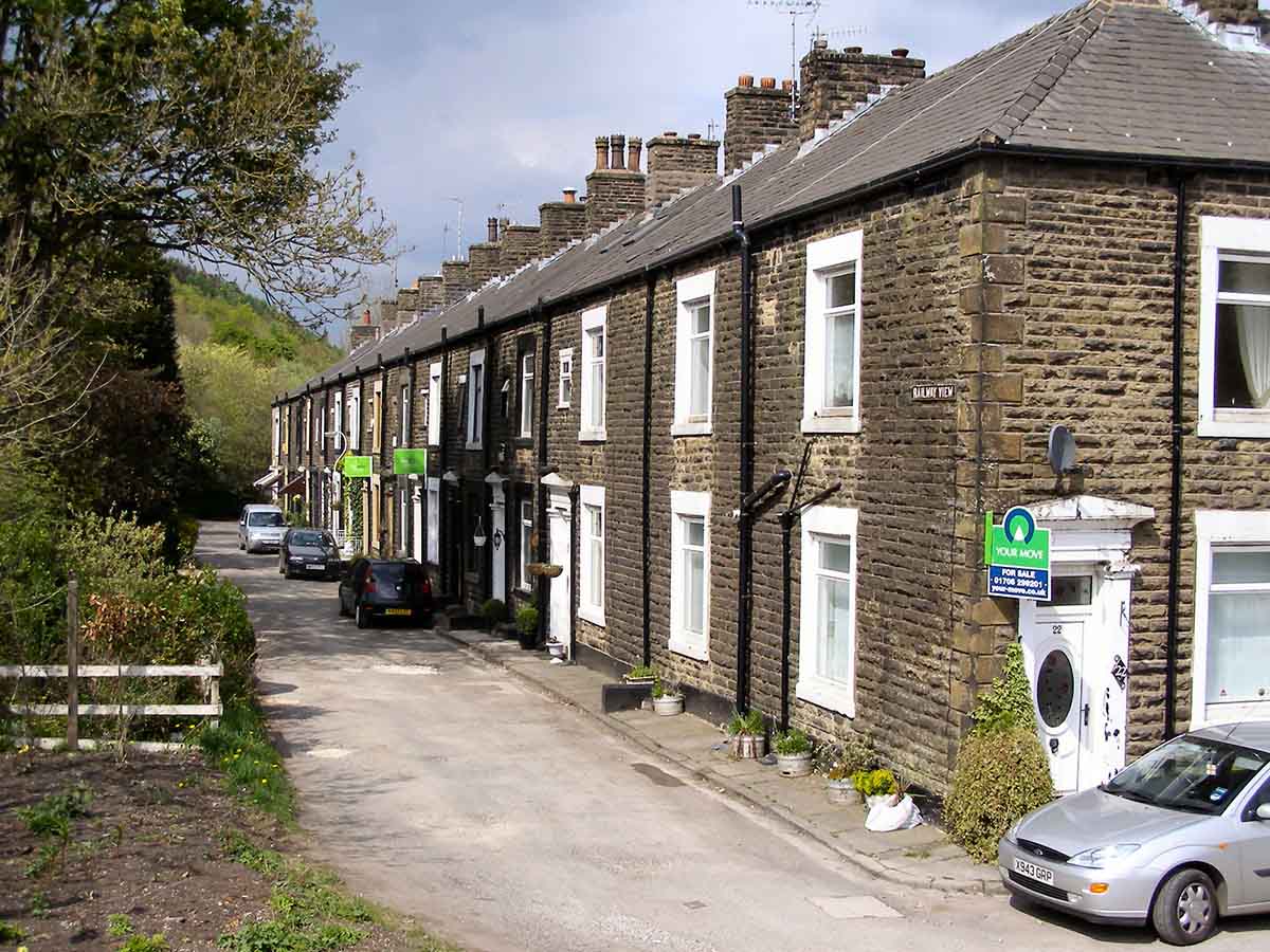 Photo of some houses for sale in Oldham.