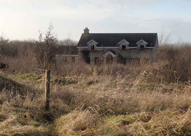 Repossessed houses for sale in Ballymoney, County Antrim, Northern Ireland. Photo © Robert Ashby (cc-by-sa/2.0)