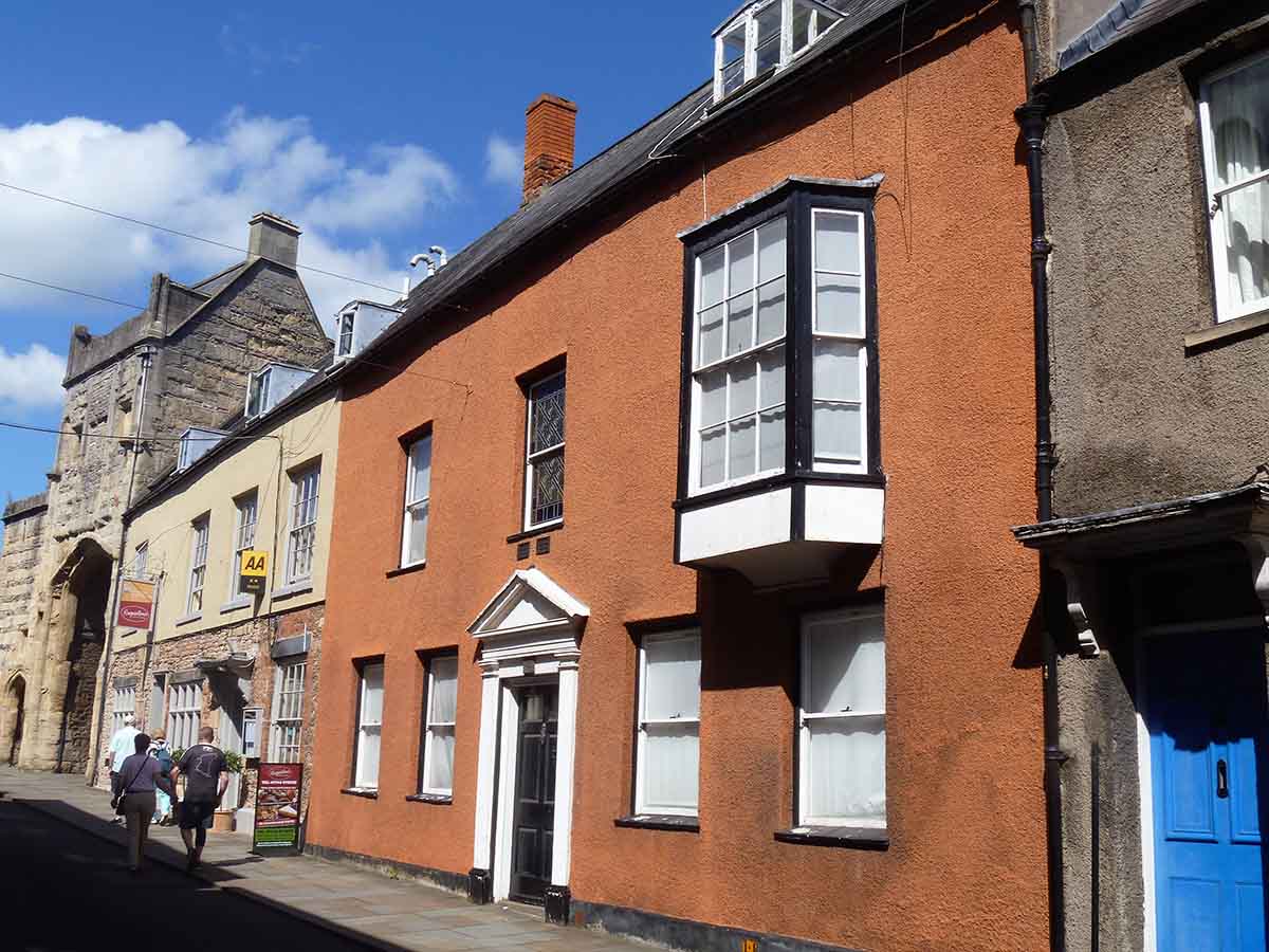 Houses for sale in Wells, Somerset, England.