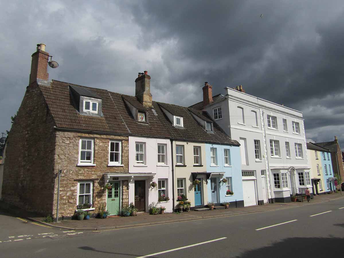 Houses for sale in Monmouth, Wales.