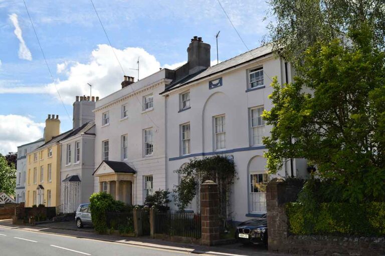 Repossessed houses for sale in Monmouth, Wales. Photo © Philip Pankhurst (cc-by-sa/2.0)