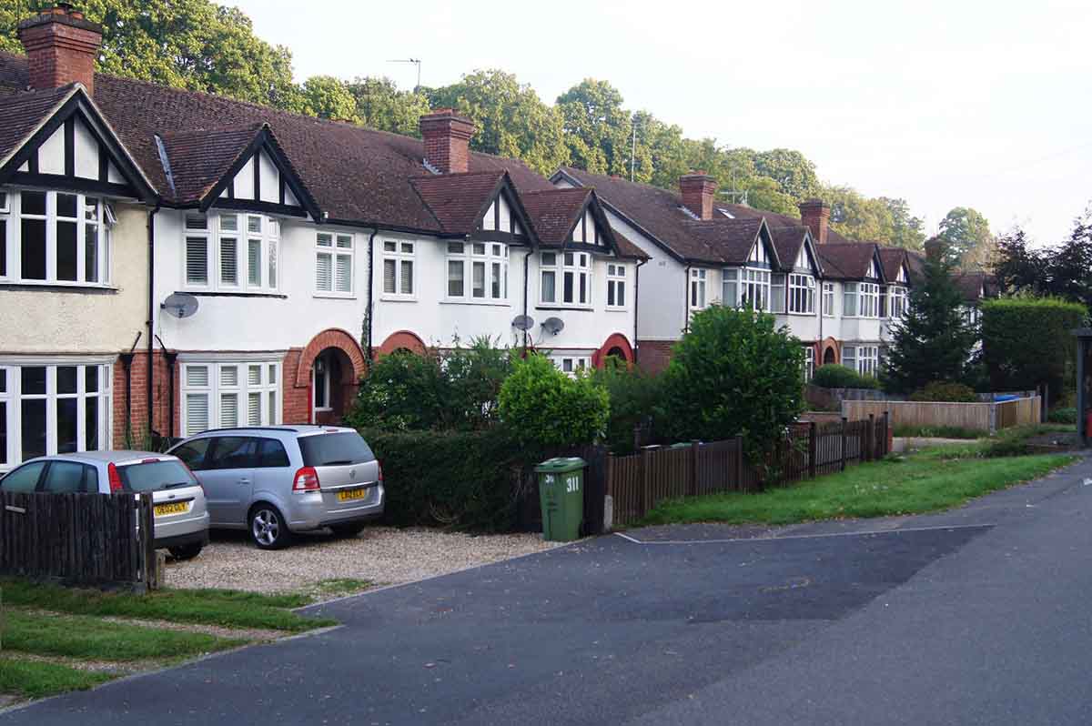 Semi-detached houses for sale in Farnborough, Hampshire.