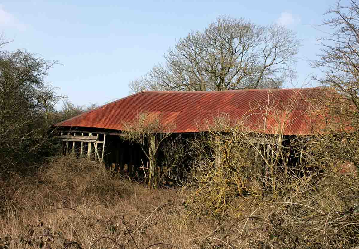 Derelict property for sale in Farnborough, Hampshire.