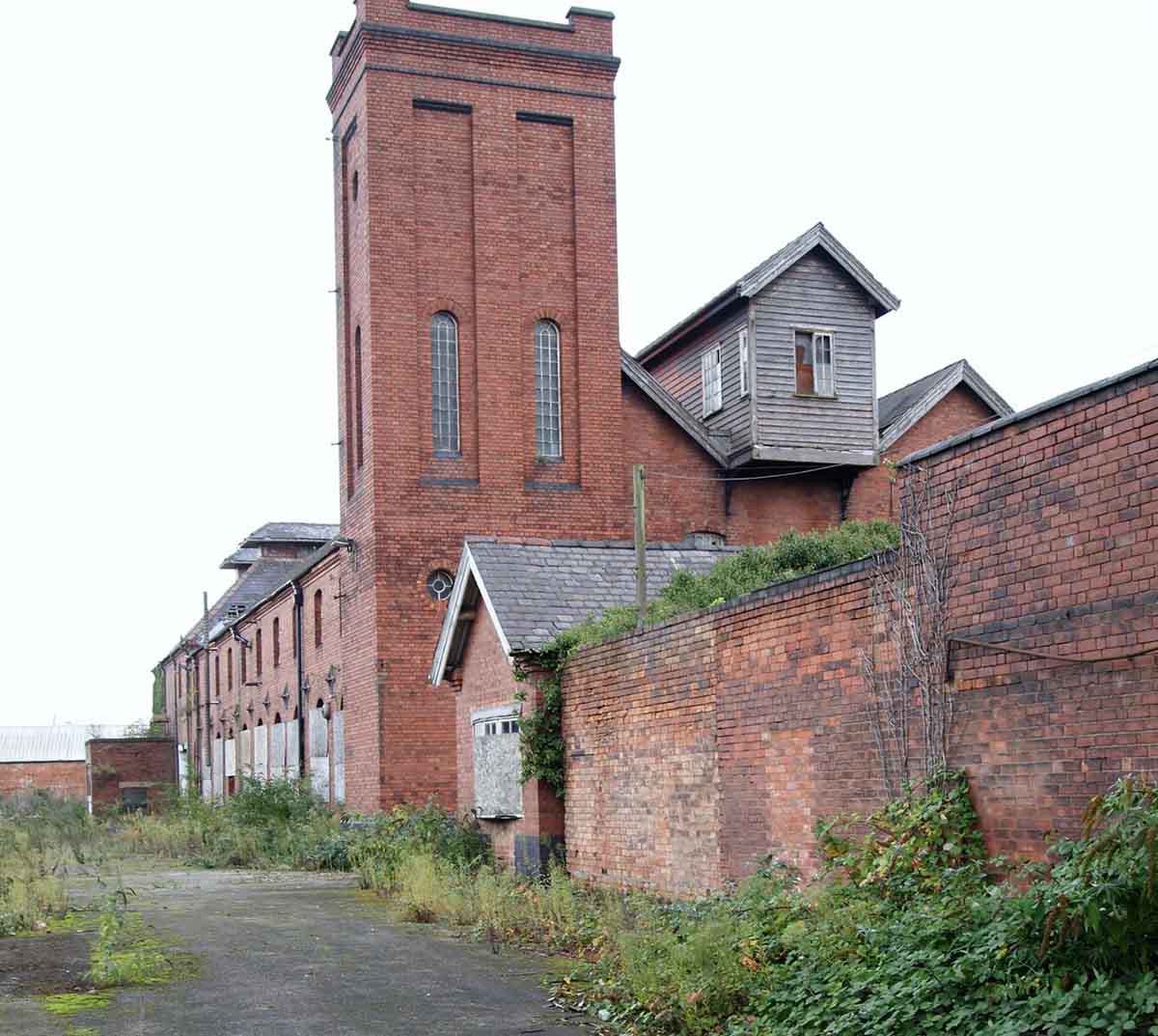 Derelict property for sale in Burton-on-Trent, Staffordshire.