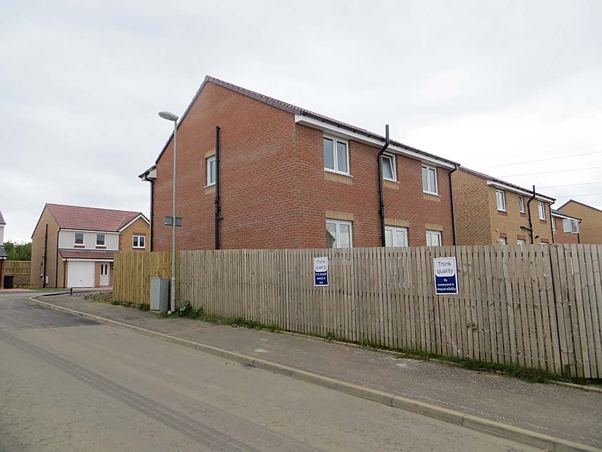 Repossessed houses for sale in East Kilbride, South Lanarkshire. Photo © Richard Webb (cc-by-sa/2.0)